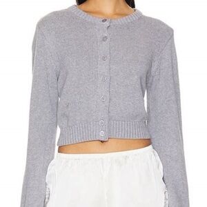 Frankie’s Bikinis grey cardigan